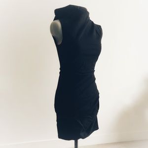 LANVIN Designer Assymetrical Little Black Dress 34